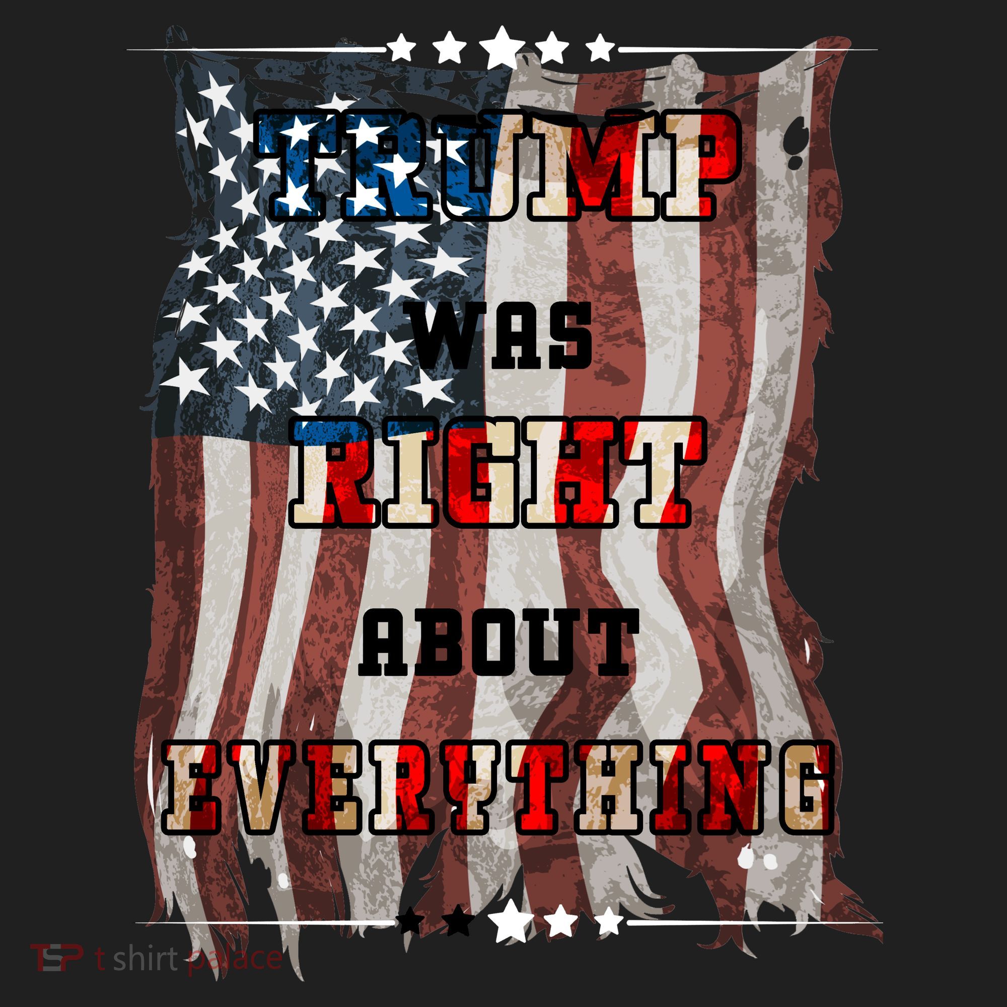 Trump Was Right About Everything USA Flag Hat