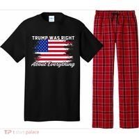 Trump Was Right About Everything President Flag Statement Pajama Set thumb 0