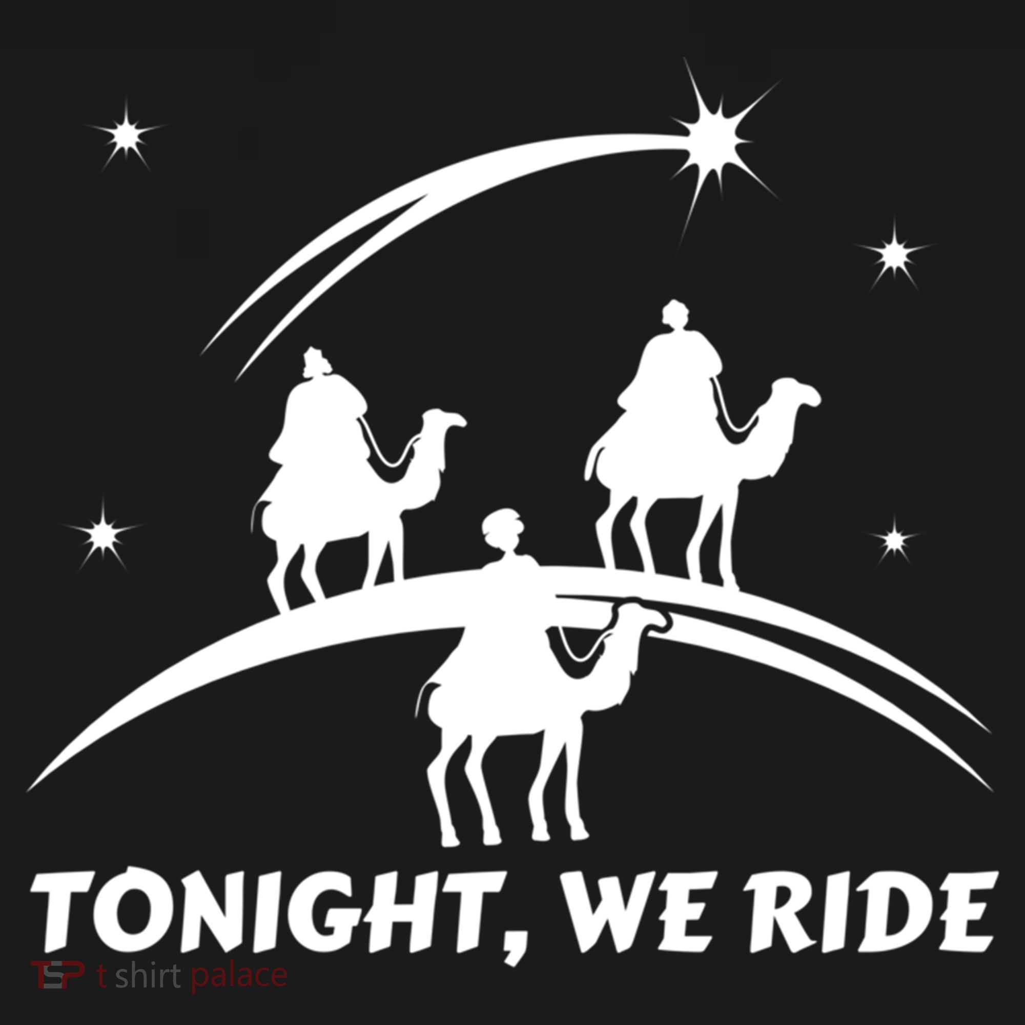 Tonight We Ride Three Wiseman Christmas Jesus Nativity Ornament