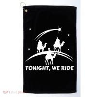 Tonight We Ride Three Wiseman Christmas Jesus Nativity Golf Towel thumb 0