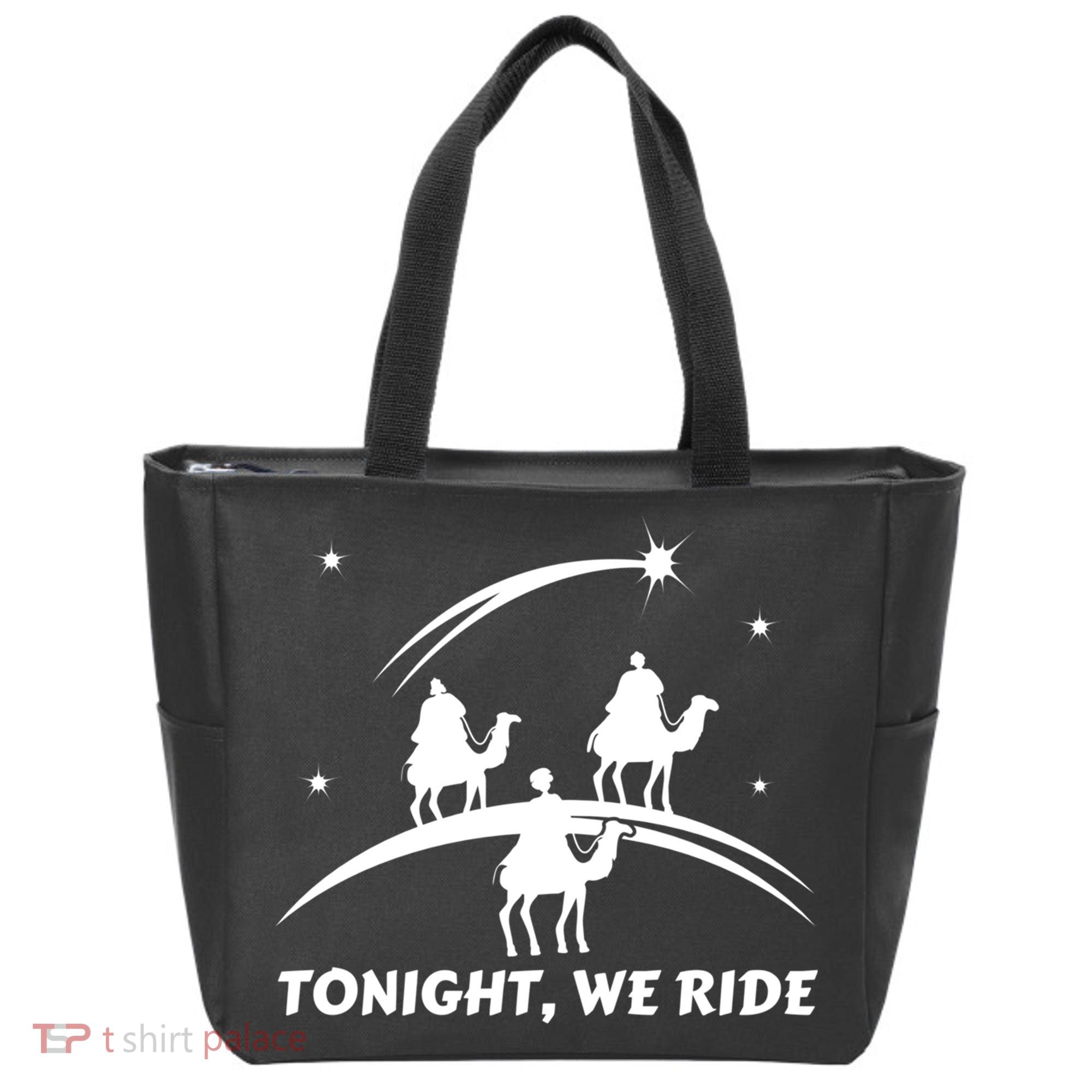 Tonight We Ride Three Wiseman Christmas Jesus Nativity Tote Bag