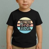 Together We Rise We Rise Together Empowerment Toddler T-Shirt thumb 2