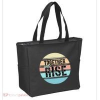 Together We Rise We Rise Together Empowerment Tote Bag thumb 2