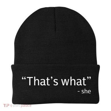 ThatS What She Said Funny Workplace Office Beanie