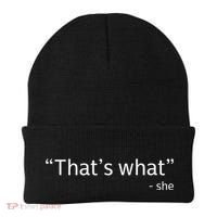 ThatS What She Said Funny Workplace Office Beanie thumb 0