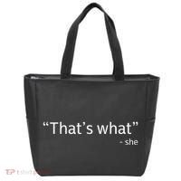 ThatS What She Said Funny Workplace Office Tote Bag thumb 0