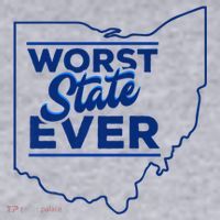 The Worst State Ever Is Ohio Women's Sweatshirt thumb 2