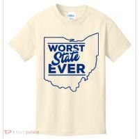 The Worst State Ever Is Ohio Kids T-Shirt thumb 0