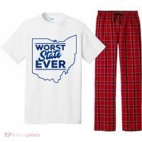 The Worst State Ever Is Ohio Pajama Set thumb 0