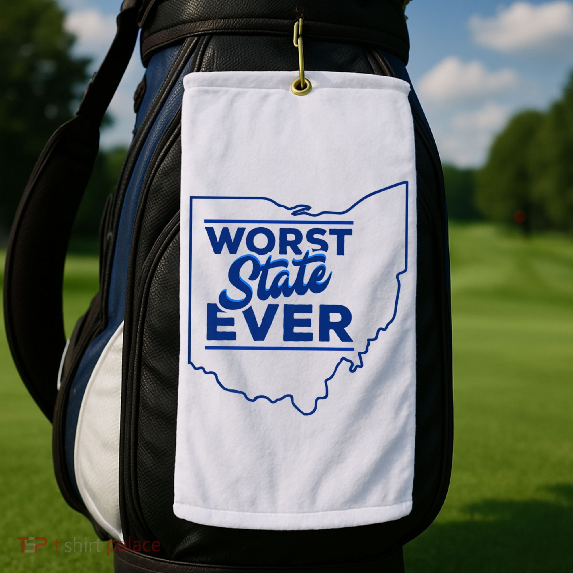 The Worst State Ever Is Ohio Golf Towel