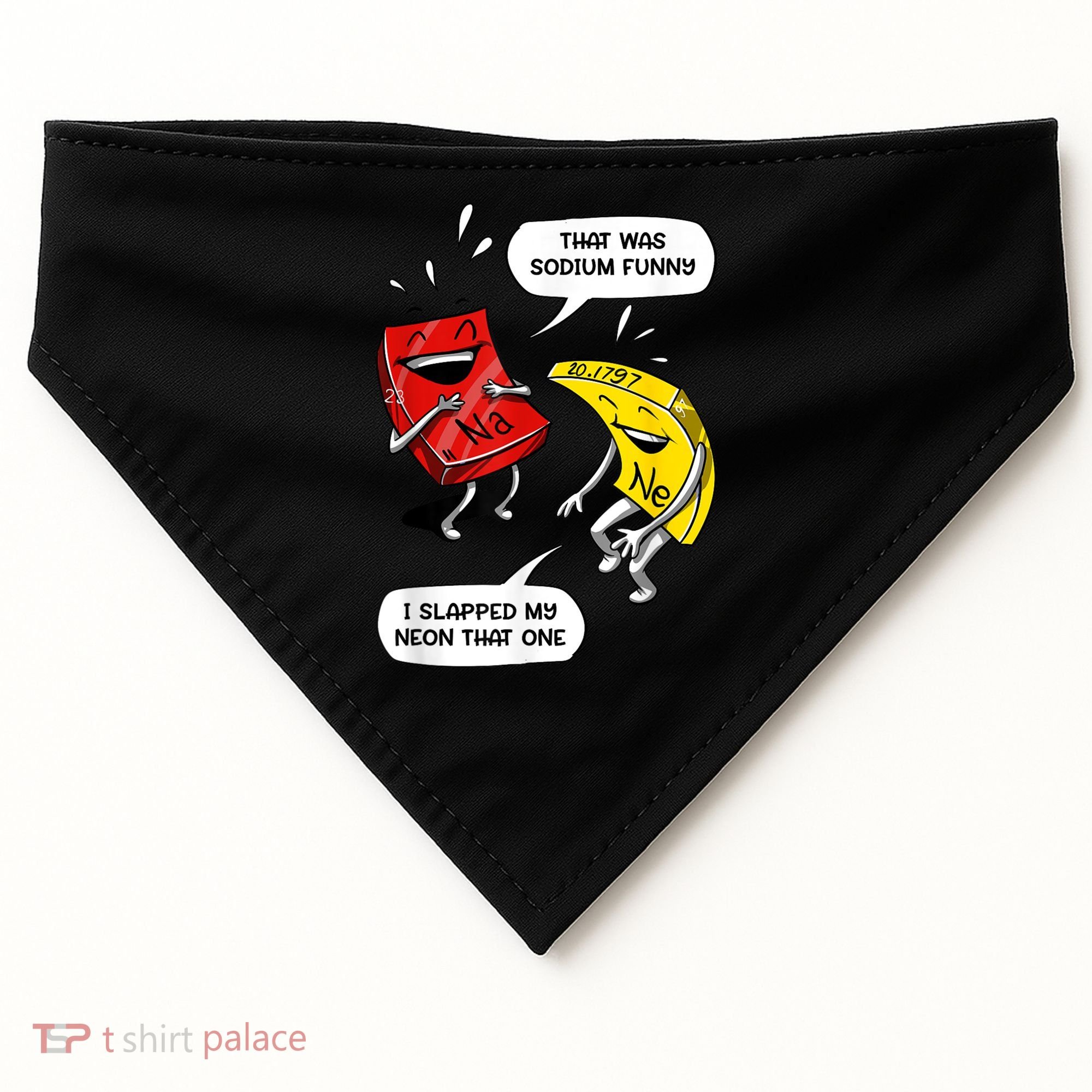 That Was Sodium Funny Geek Chemistry Science Joke USA-Made Doggie Bandana