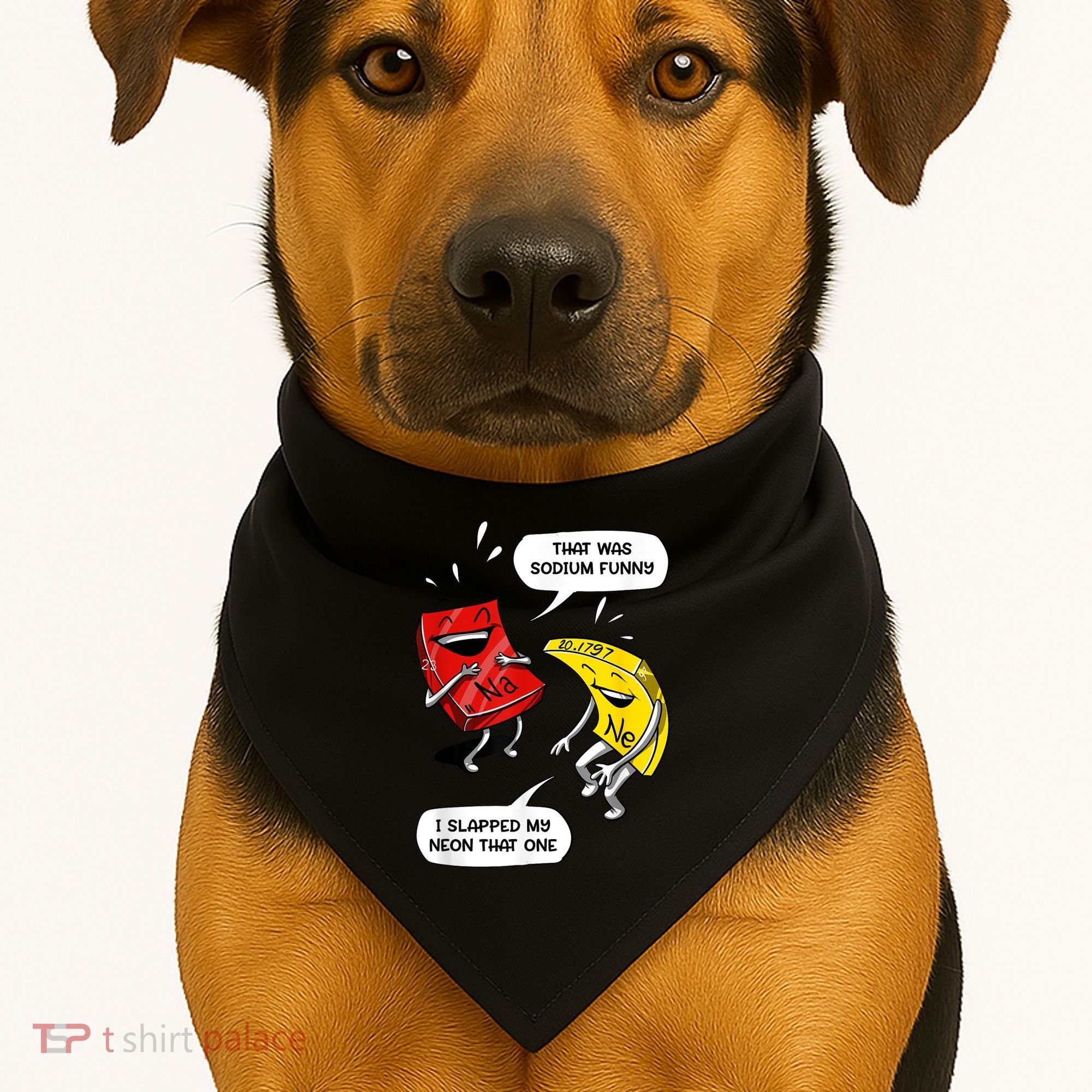 That Was Sodium Funny Geek Chemistry Science Joke USA-Made Doggie Bandana
