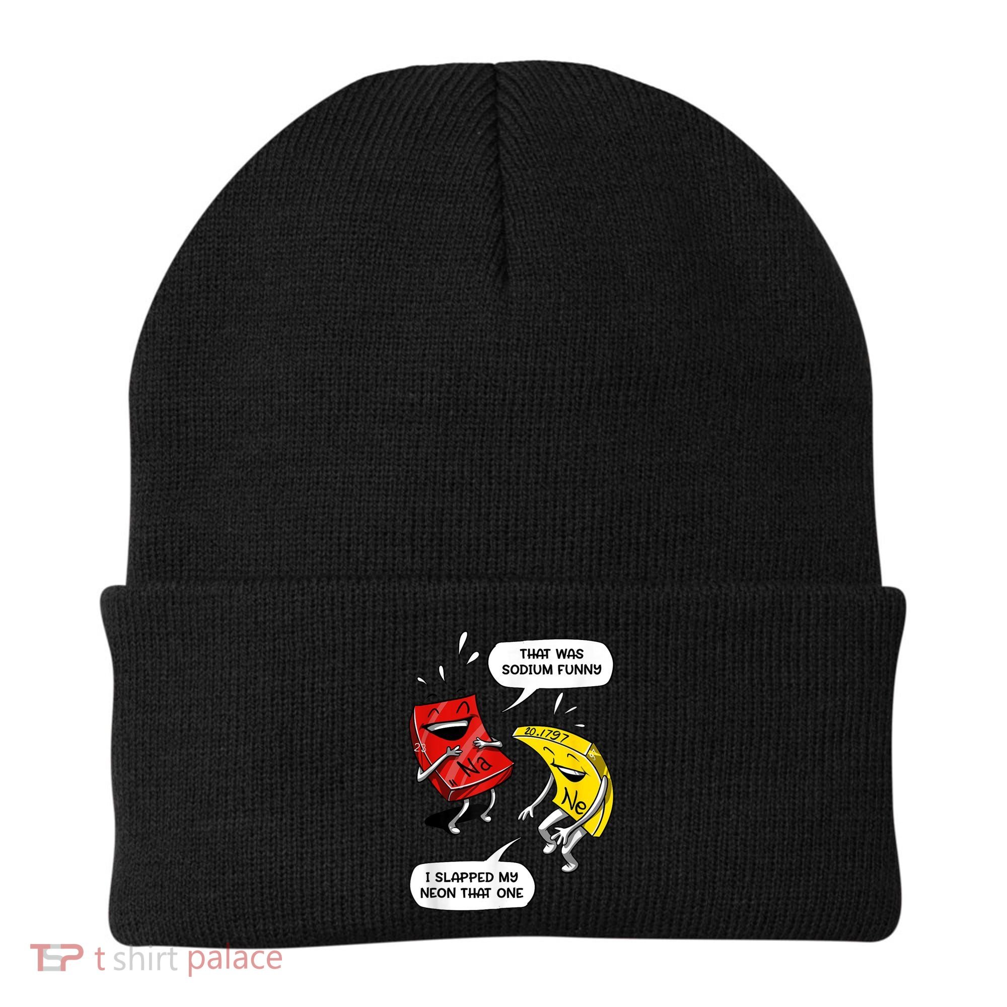 That Was Sodium Funny Geek Chemistry Science Joke Beanie