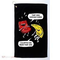 That Was Sodium Funny Geek Chemistry Science Joke Golf Towel thumb 0