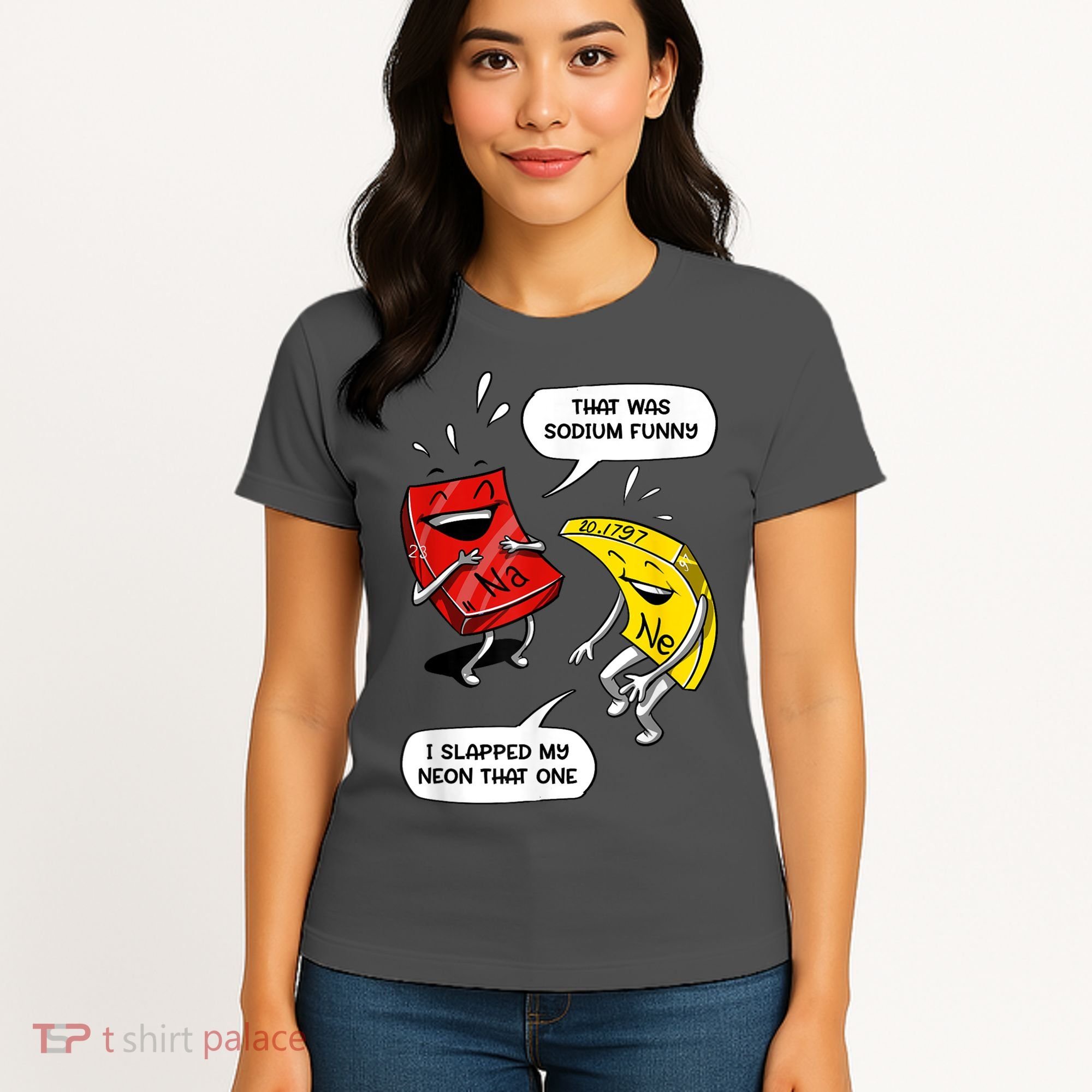 That Was Sodium Funny Geek Chemistry Science Joke Women's T-Shirt