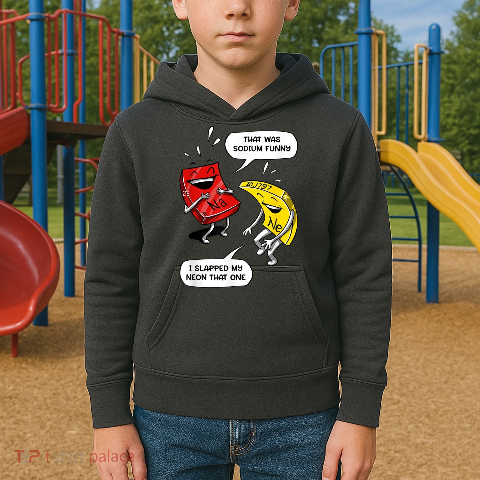 That Was Sodium Funny Geek Chemistry Science Joke Kids Hoodie