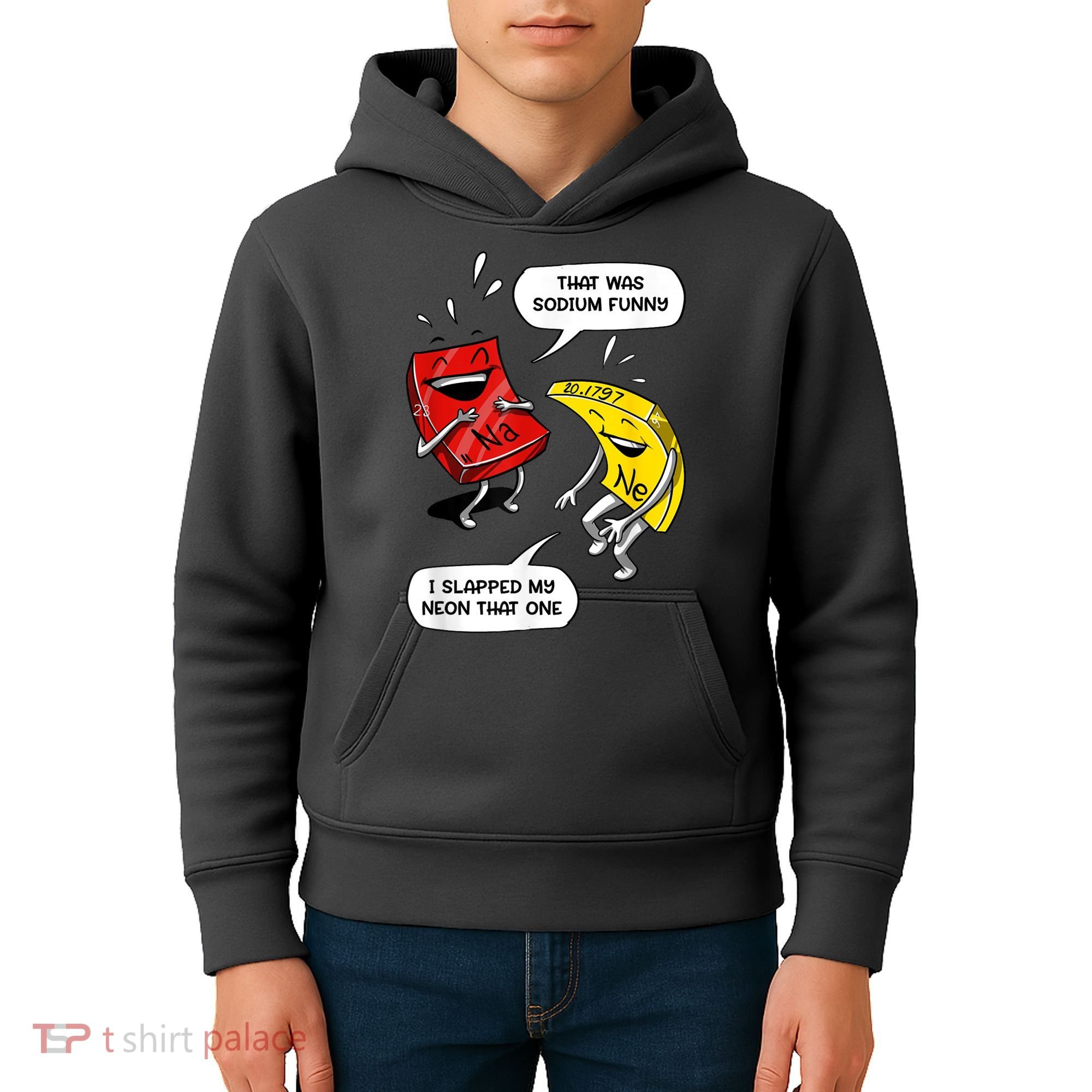 That Was Sodium Funny Geek Chemistry Science Joke Kids Hoodie
