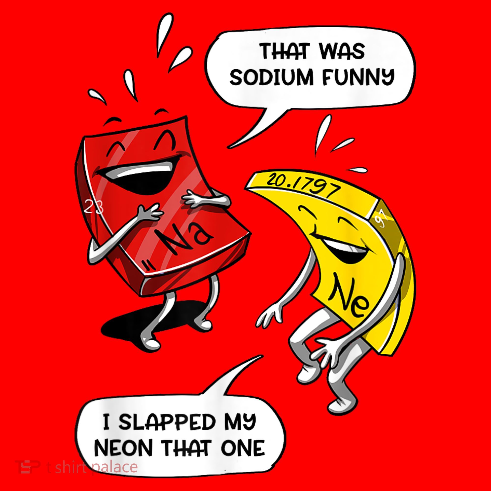 That Was Sodium Funny Geek Chemistry Science Joke Santa Hat