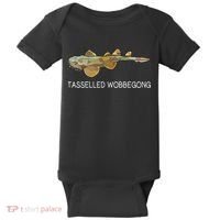 Tasselled Wobbegong Shark Lover Baby Bodysuit thumb 0