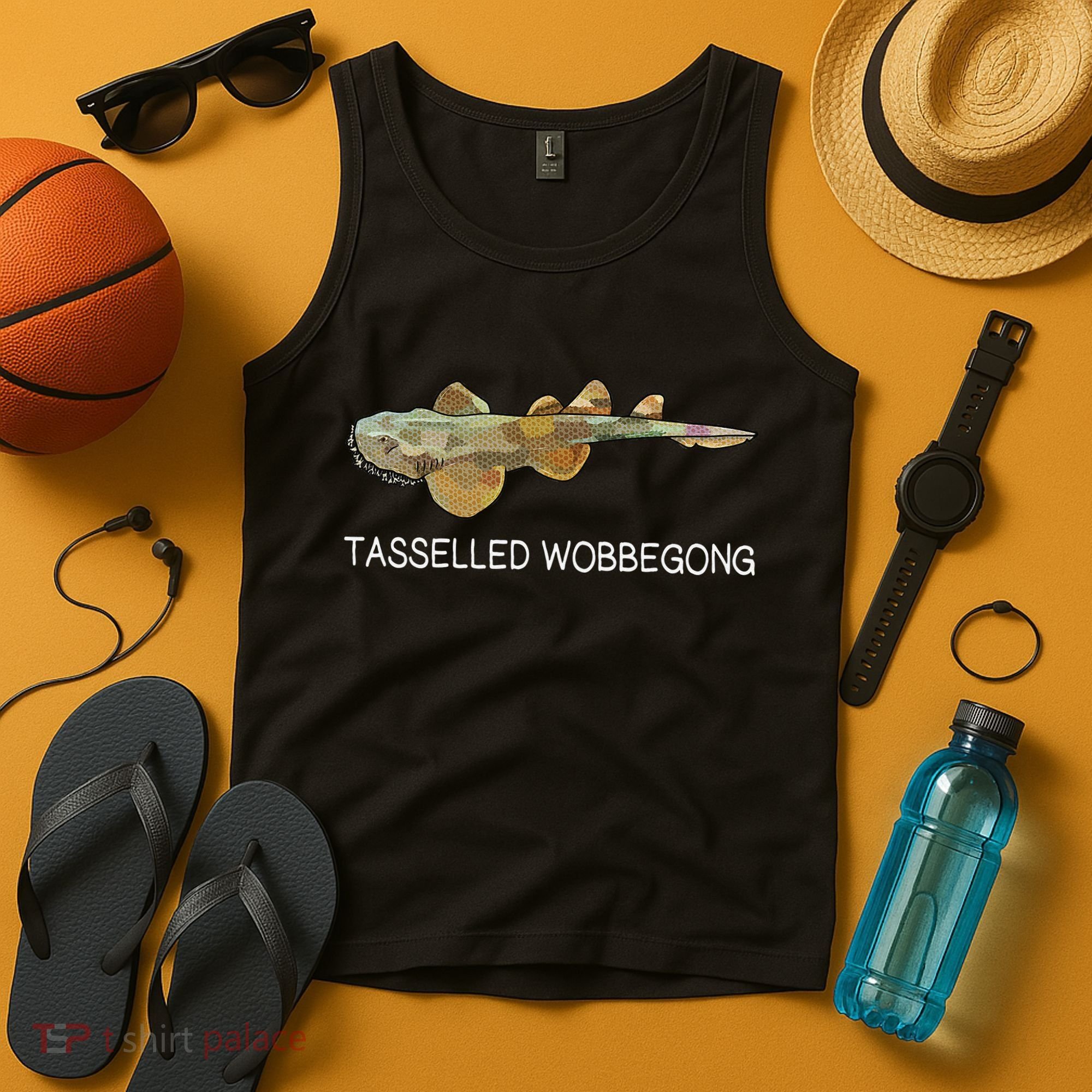 Tasselled Wobbegong Shark Lover Tank Top