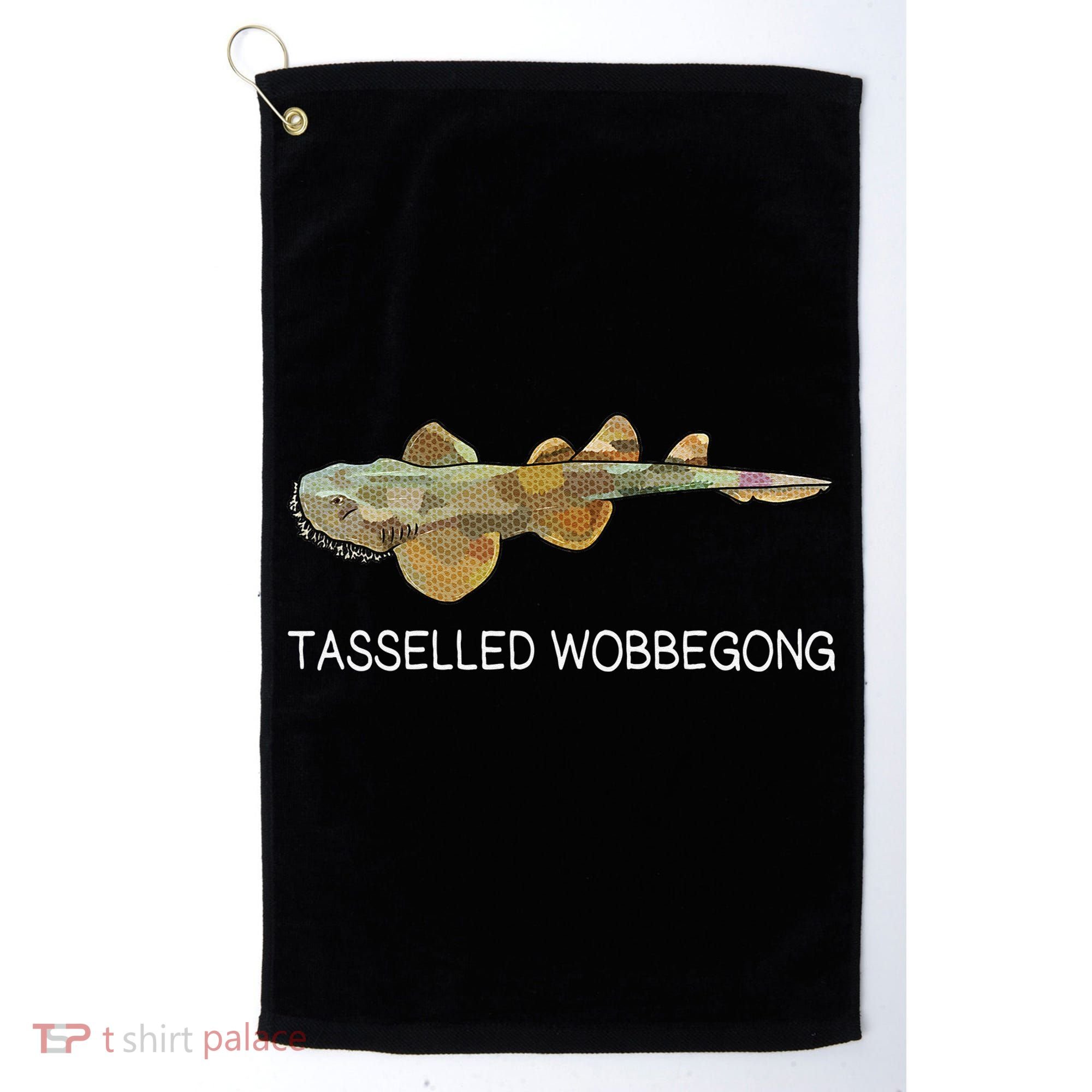 Tasselled Wobbegong Shark Lover Golf Towel