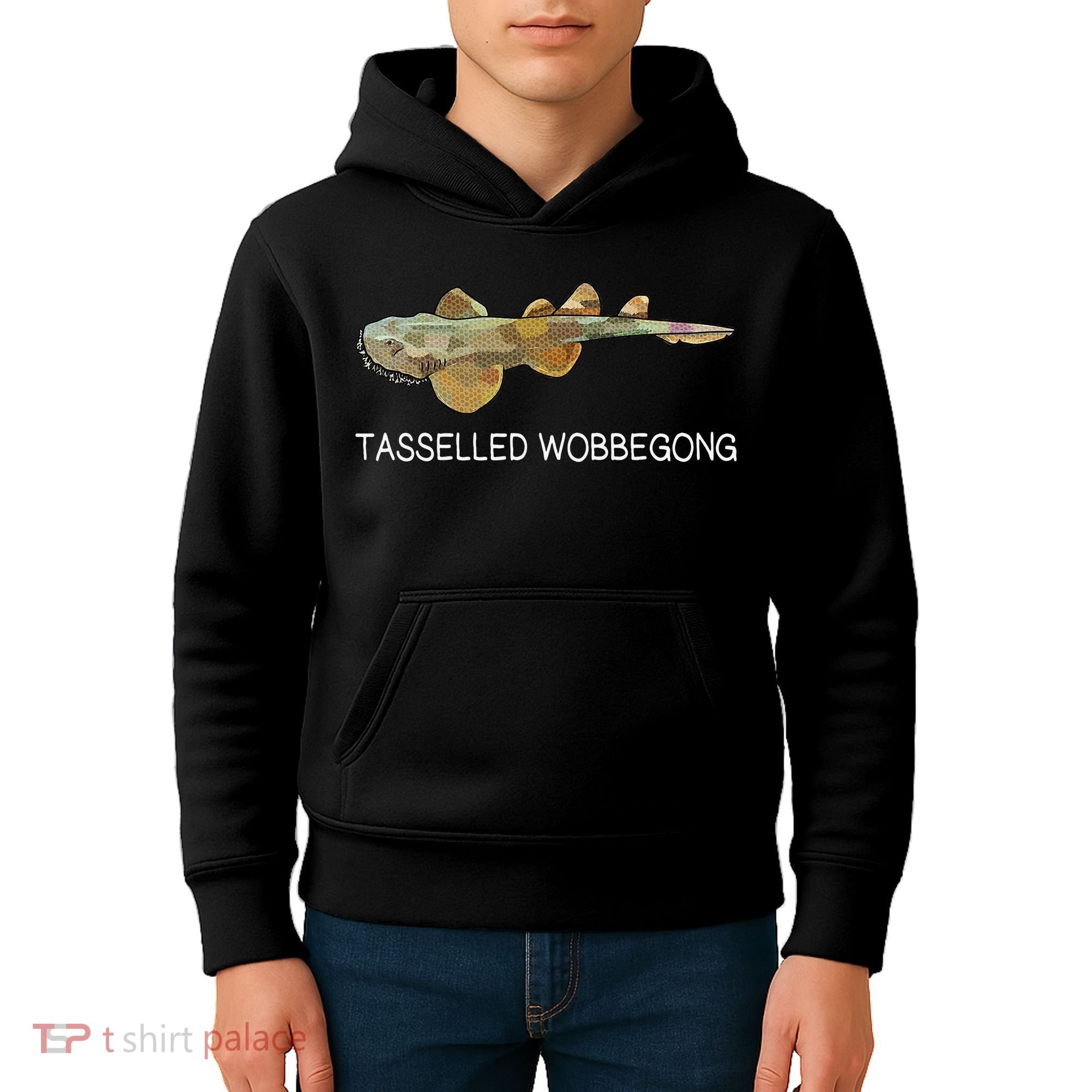 Tasselled Wobbegong Shark Lover Kids Hoodie