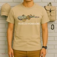 Tasselled Wobbegong Shark Lover T-Shirt thumb 6