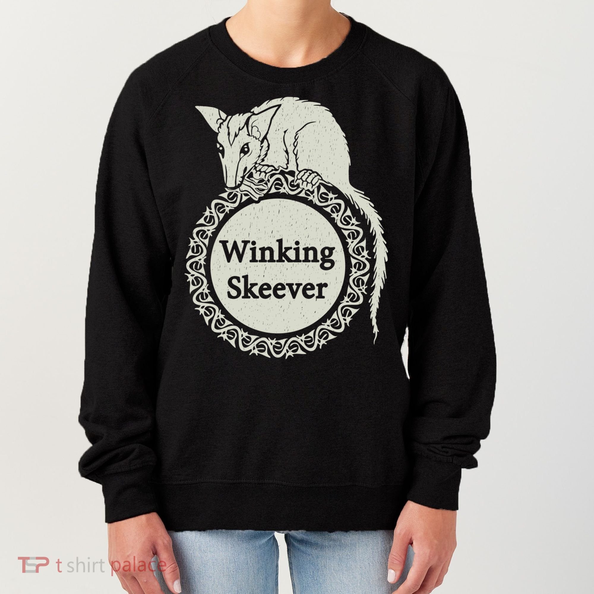 The Winking Skeever Premium Women's Sweatshirt