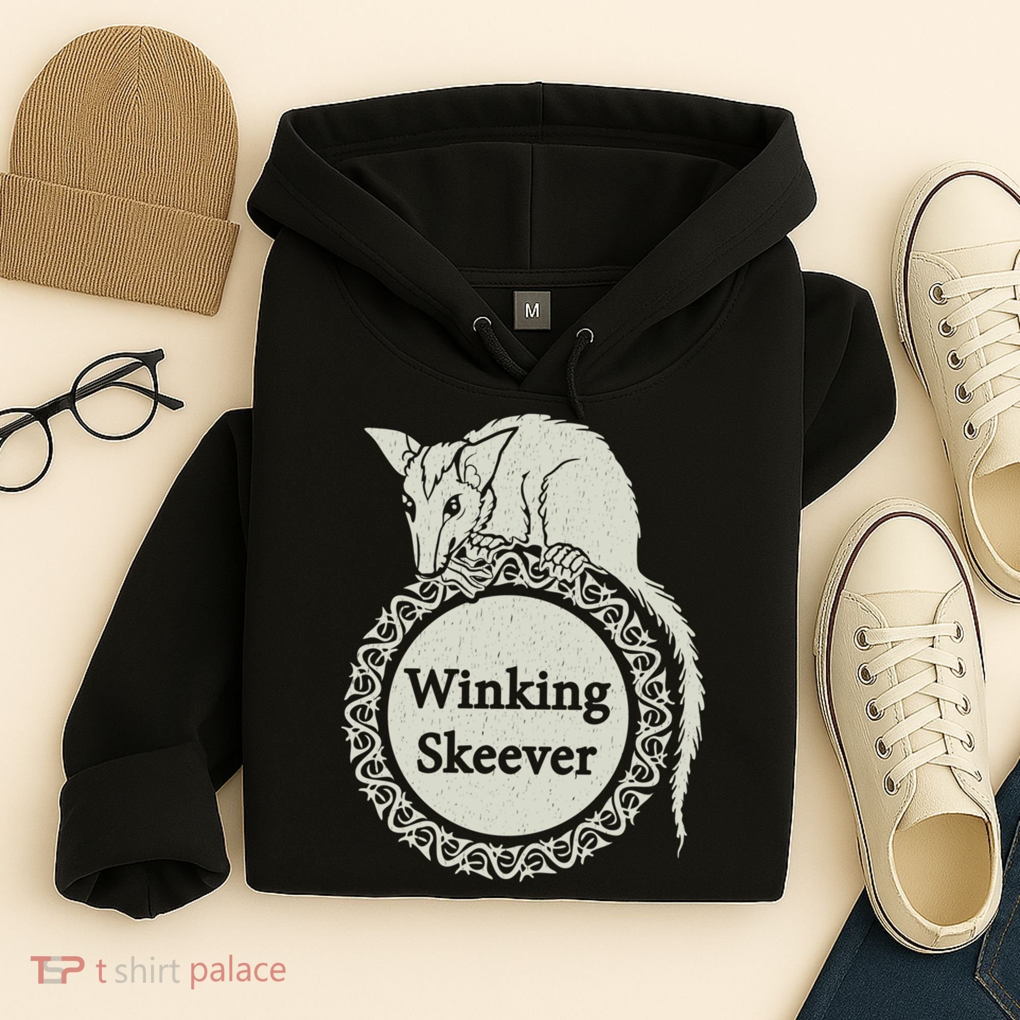 The Winking Skeever Premium Hoodie