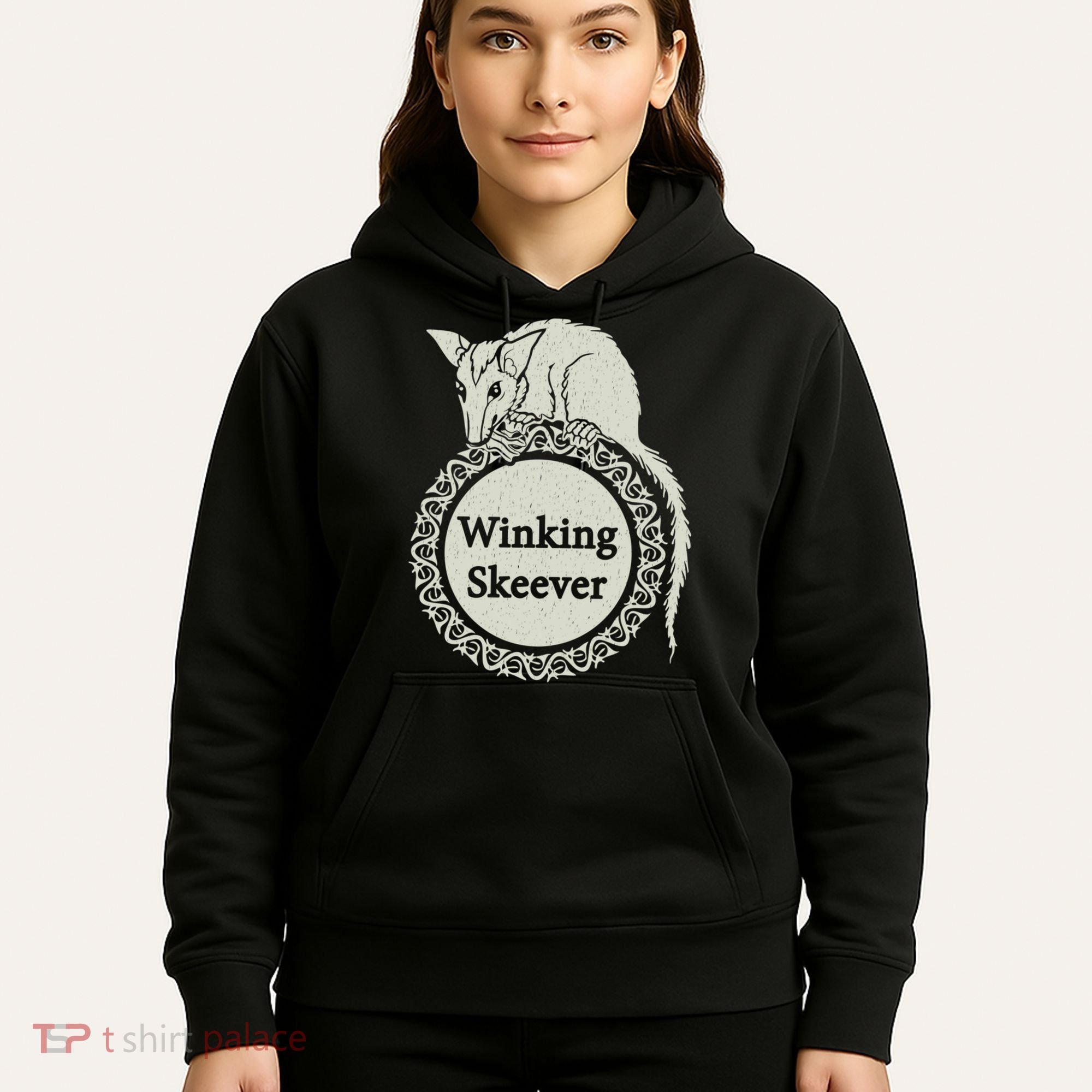 The Winking Skeever Premium Hoodie