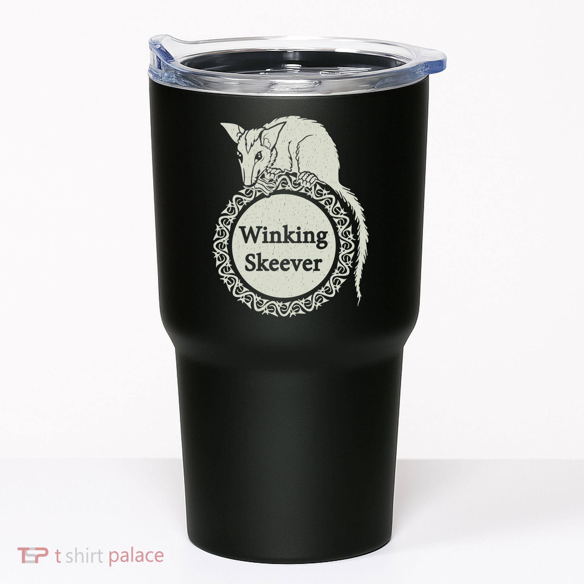 The Winking Skeever Premium Tumbler