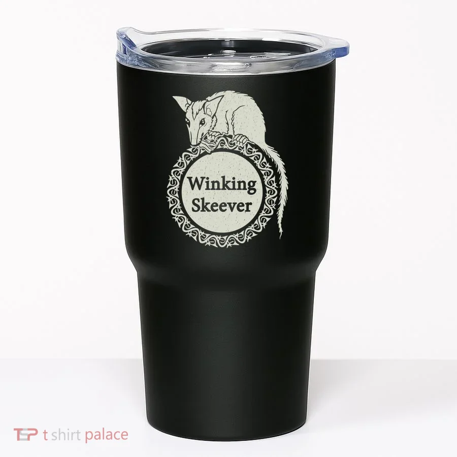 The Winking Skeever Premium Tumbler