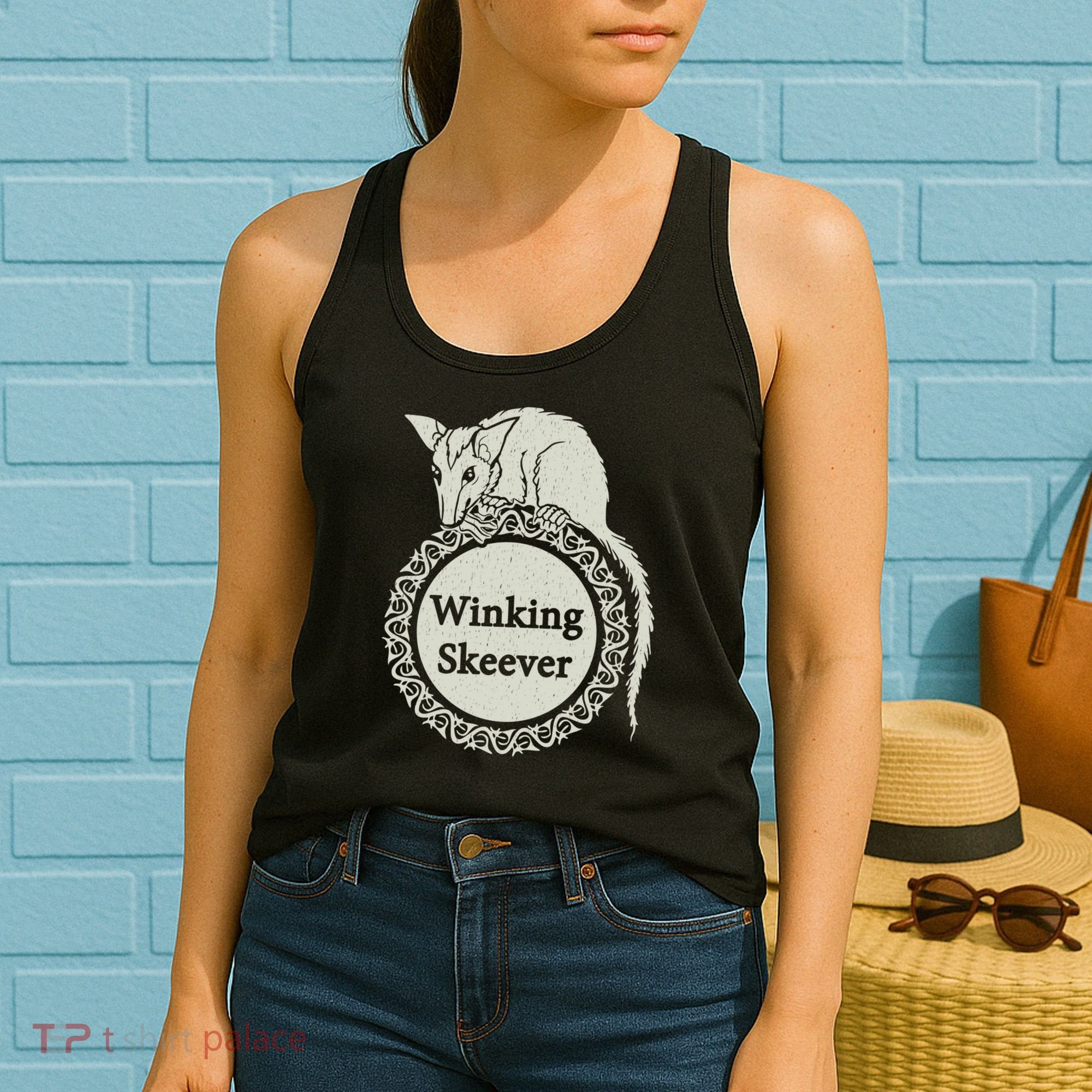 The Winking Skeever Premium Women's Tank Top