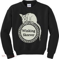 The Winking Skeever Premium Kids Sweatshirt thumb 0