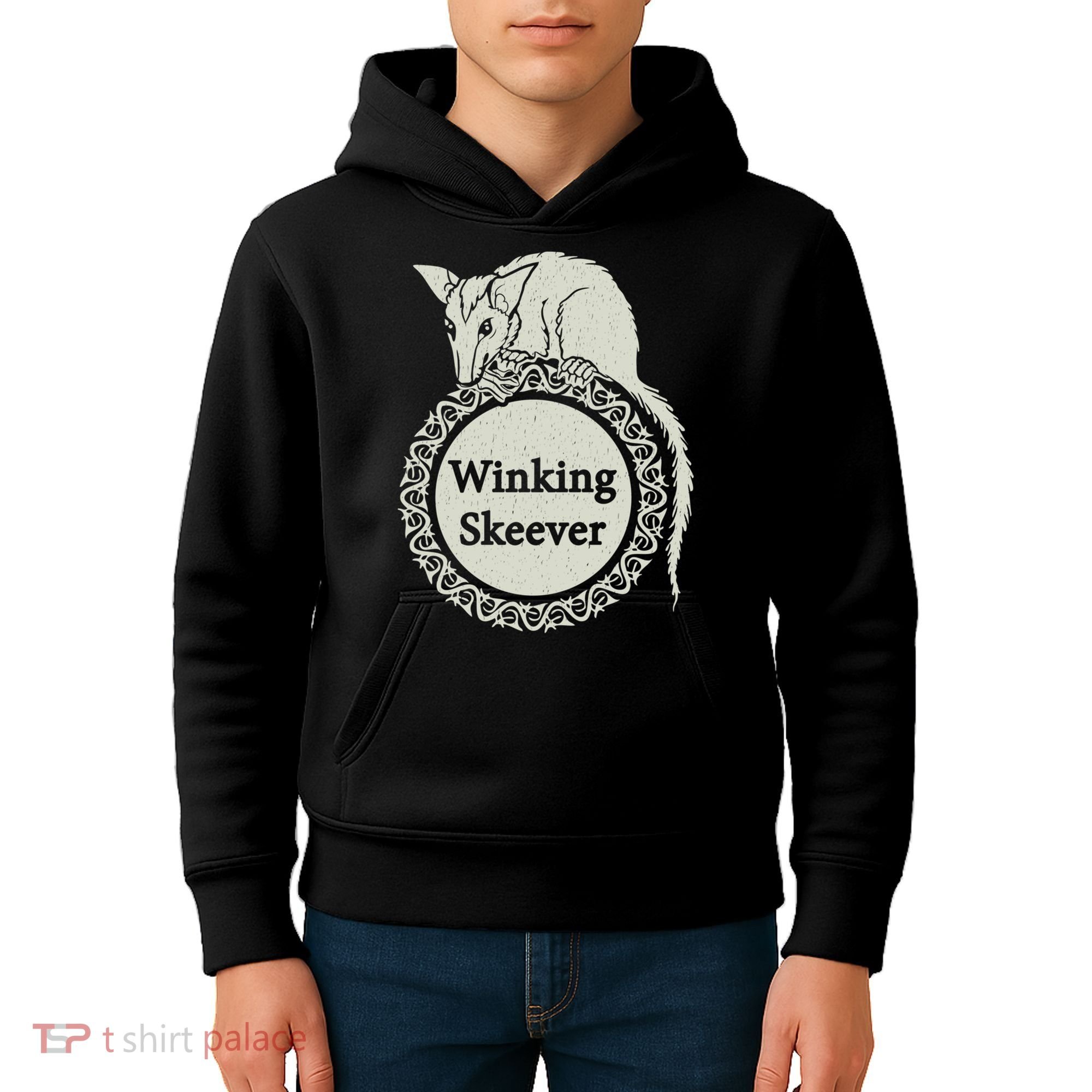 The Winking Skeever Premium Kids Hoodie