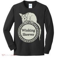 The Winking Skeever Premium Kids Long Sleeve Shirt thumb 0