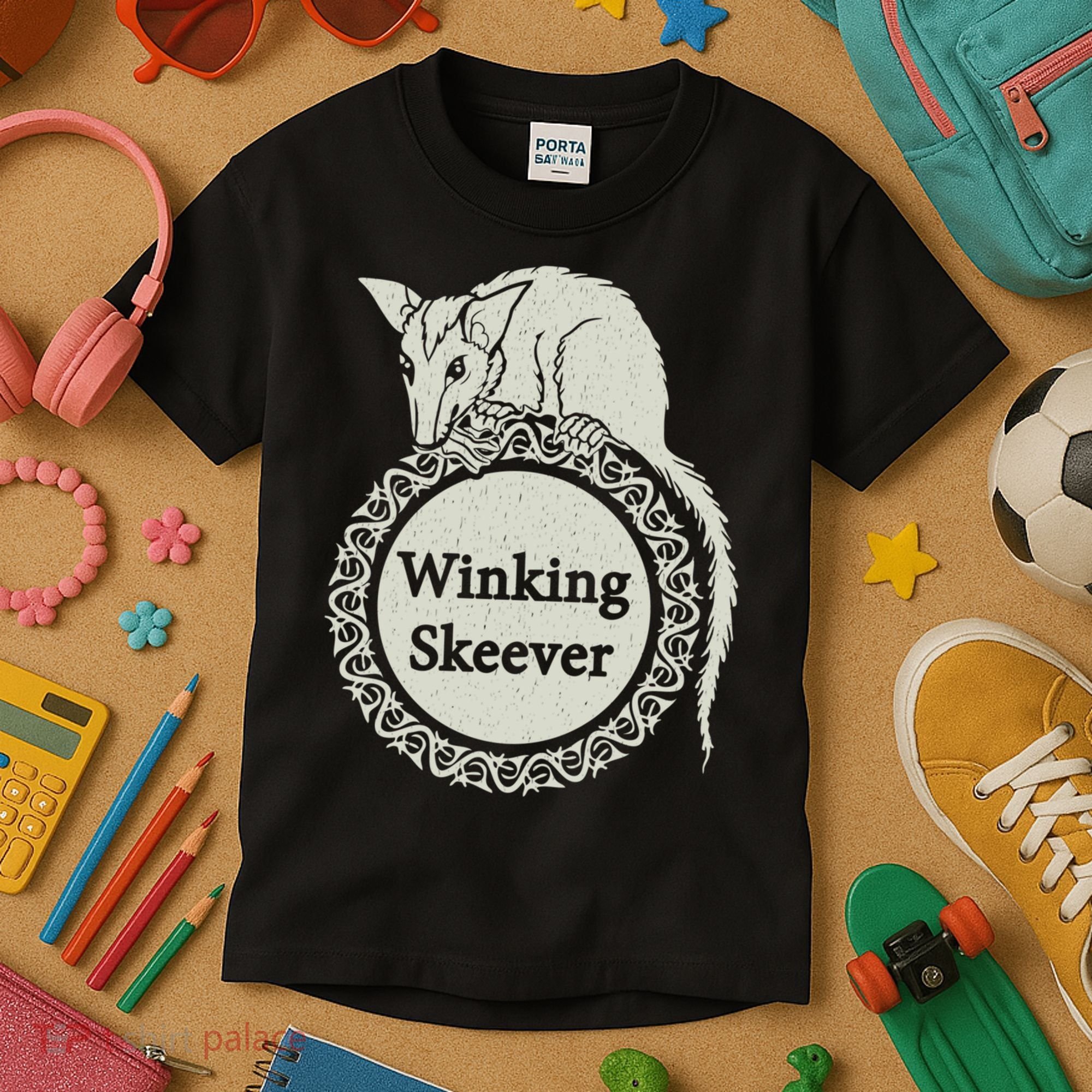 The Winking Skeever Premium Kids T-Shirt