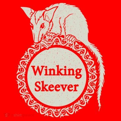 The Winking Skeever Premium Santa Hat