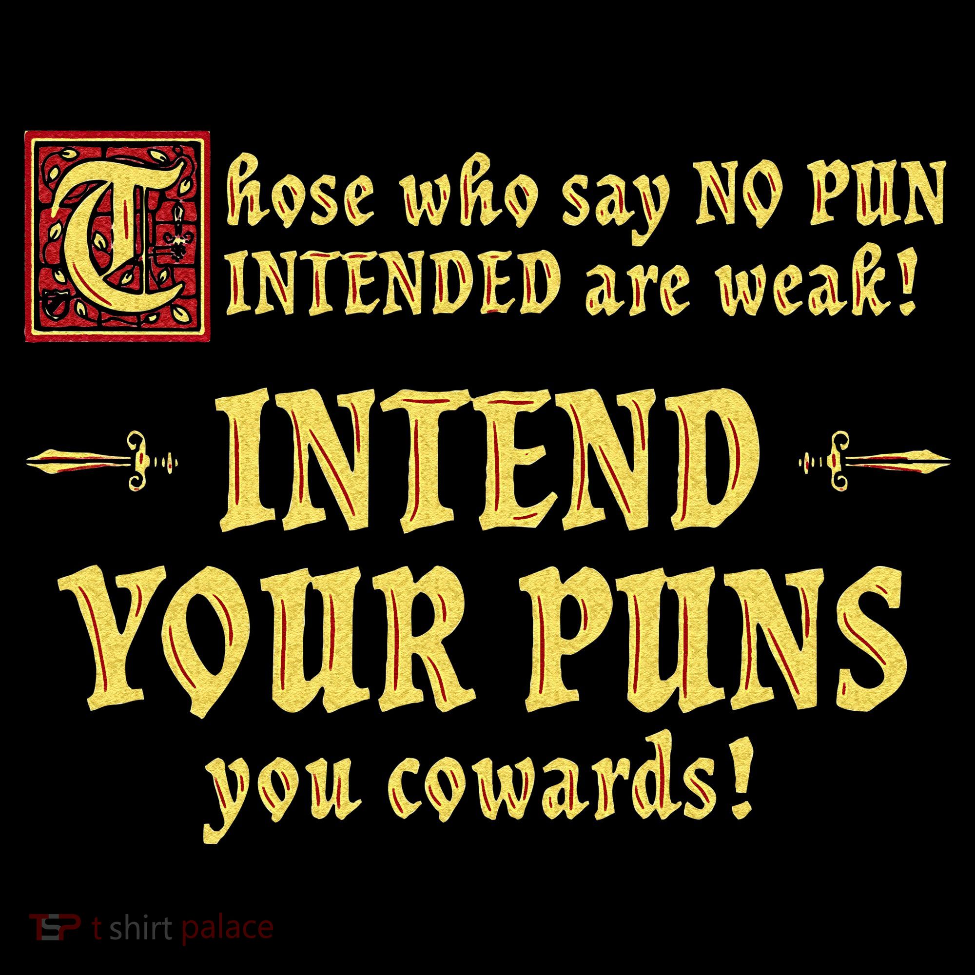 Those Who Say No Pun Intended Are Weak Intend Your Puns Pom Pom 12in Knit Beanie