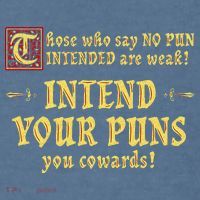 Those Who Say No Pun Intended Are Weak Intend Your Puns Comfort Colors Garment-Dyed Hooded Sweatshirt thumb 2