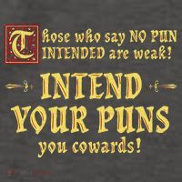 Those Who Say No Pun Intended Are Weak Intend Your Puns Vector Backpack thumb 2