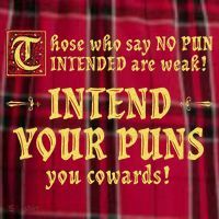 Those Who Say No Pun Intended Are Weak Intend Your Puns Men's Flannel Plaid Pajama Pants thumb 2