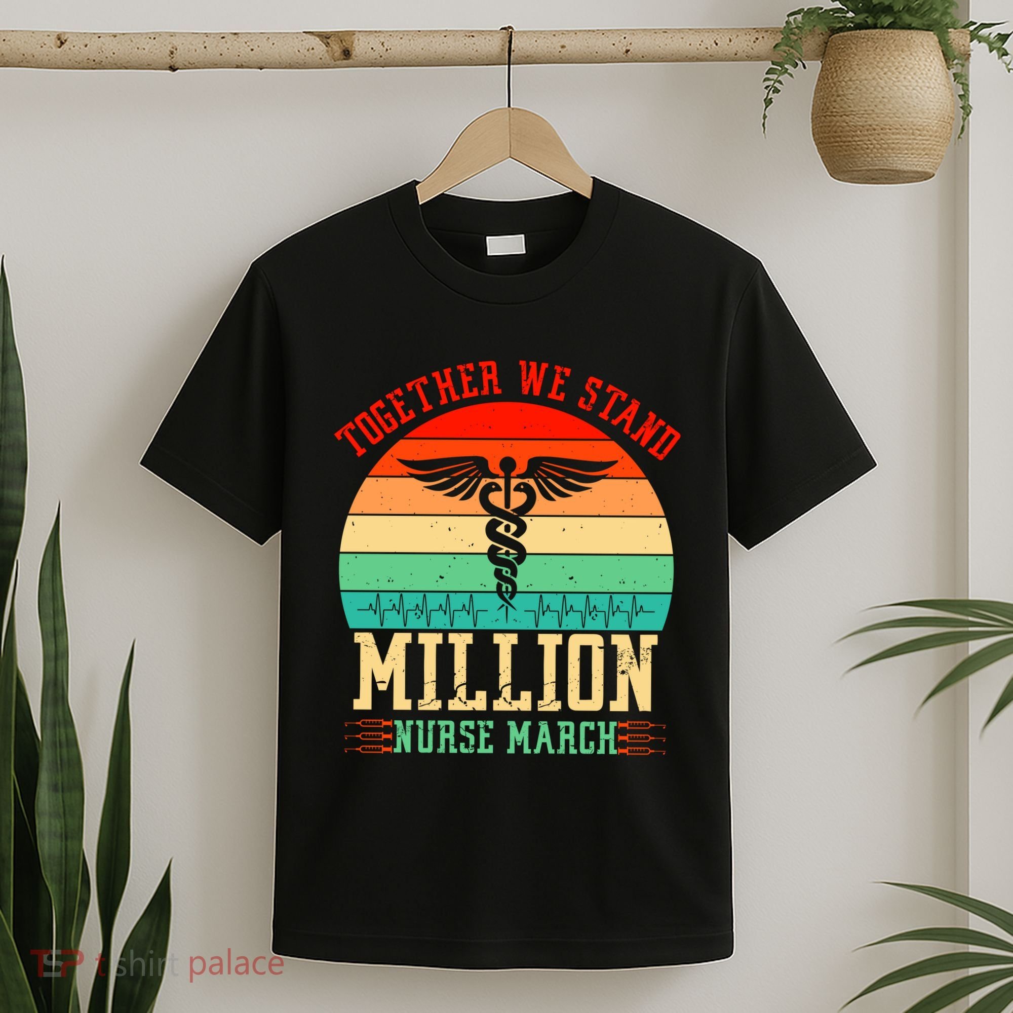 Together We Stand Million Nurse March T-Shirt