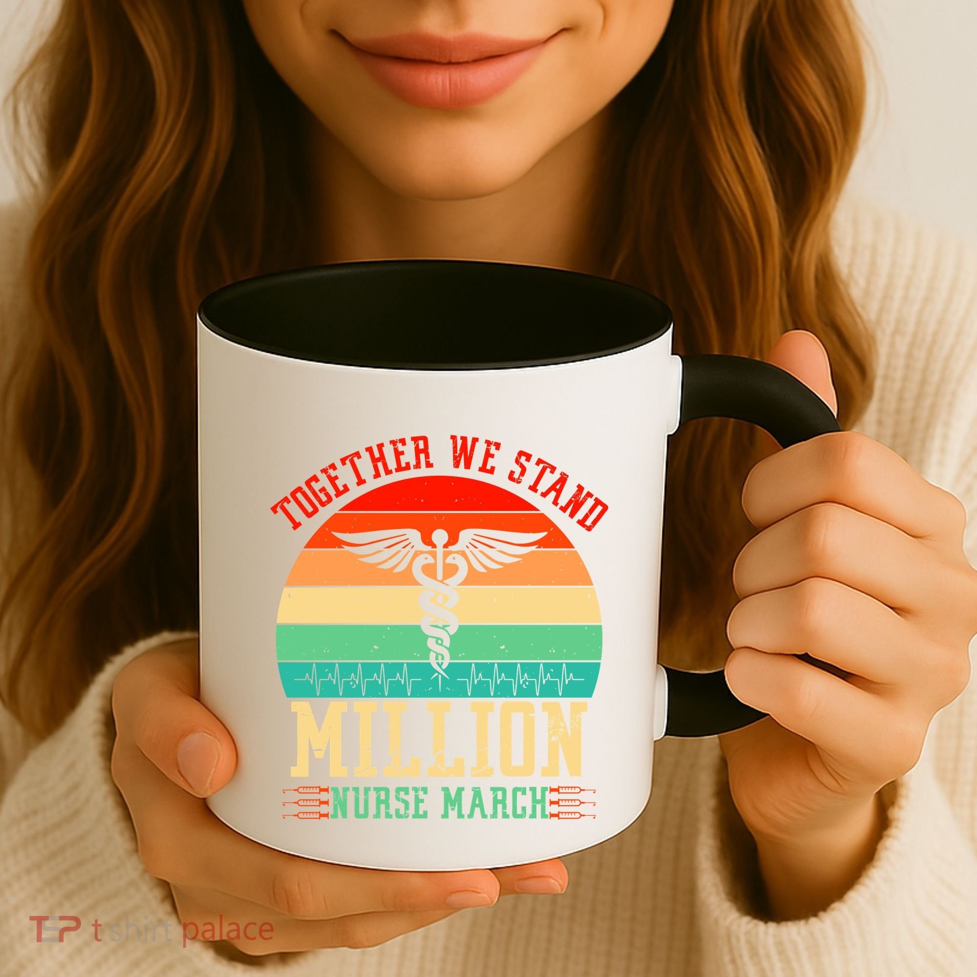Together We Stand Million Nurse March Coffee Mug