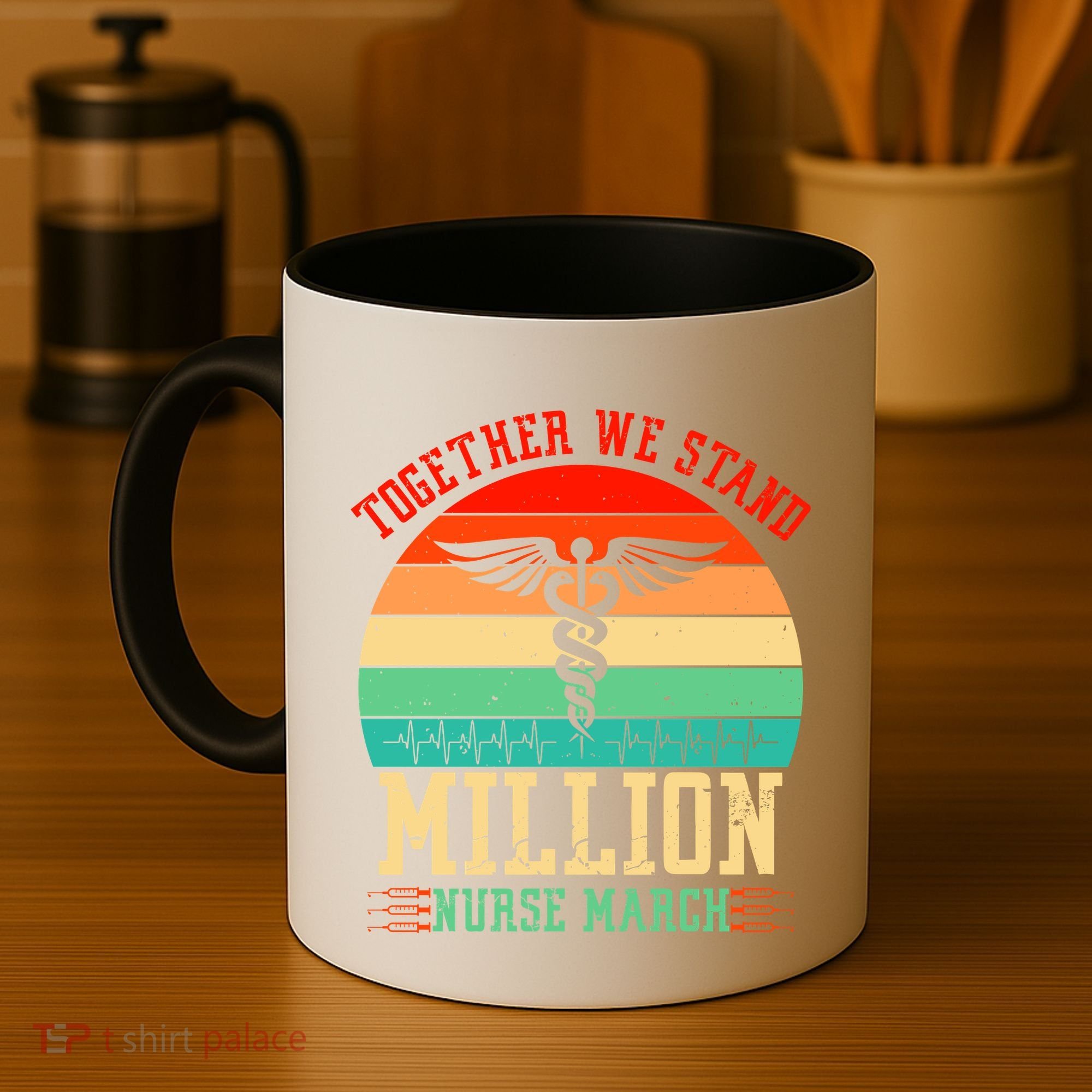 Together We Stand Million Nurse March Coffee Mug