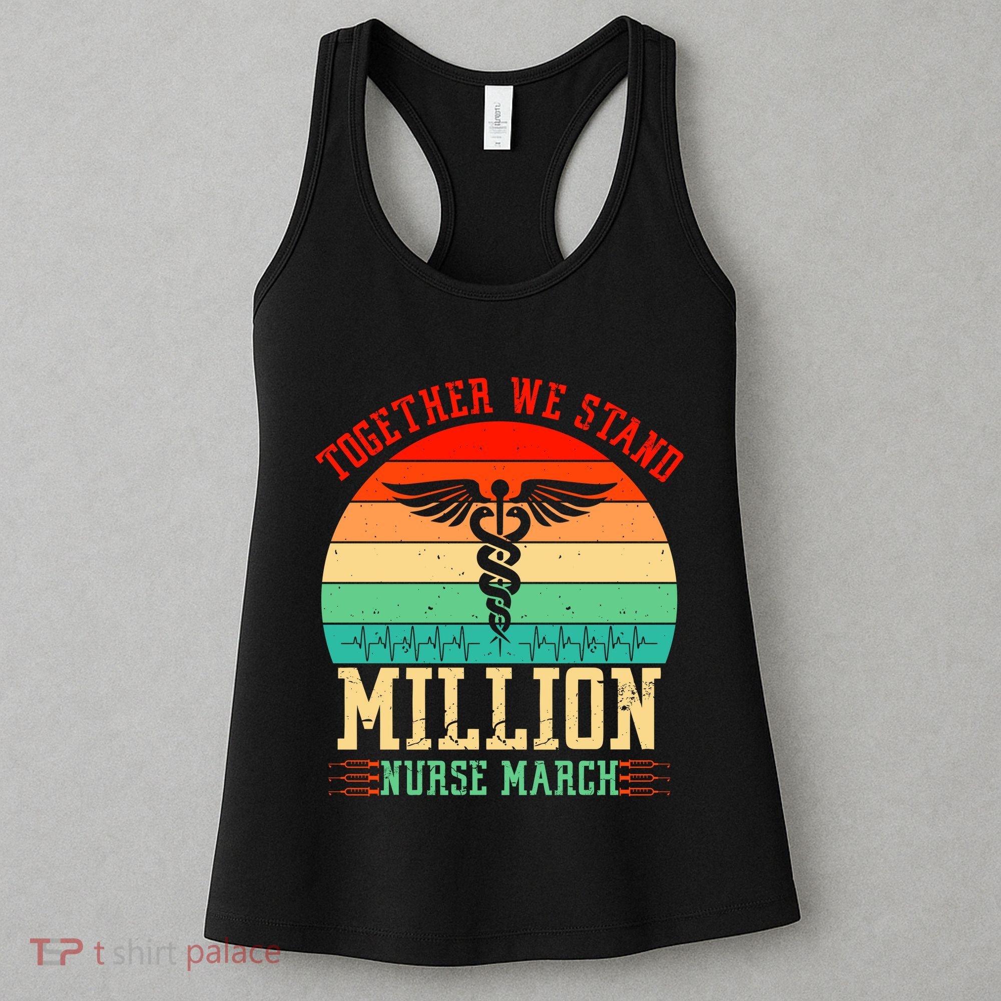 Together We Stand Million Nurse March Women's Tank Top