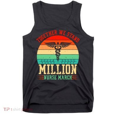 Together We Stand Million Nurse March Tank Top