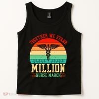 Together We Stand Million Nurse March Tank Top thumb 2