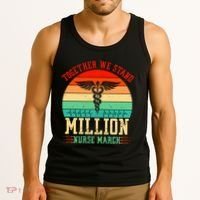 Together We Stand Million Nurse March Tank Top thumb 3