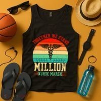 Together We Stand Million Nurse March Tank Top thumb 4